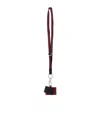 Gucci Keyring With Tow Rope In Black