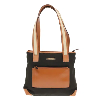 Pre-owned Gucci Khaki Canvas Tote Bag ()