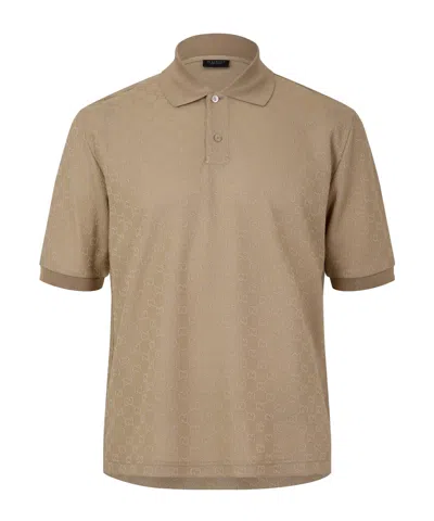 Gucci Khaki Short-sleeve Polo In Neutral