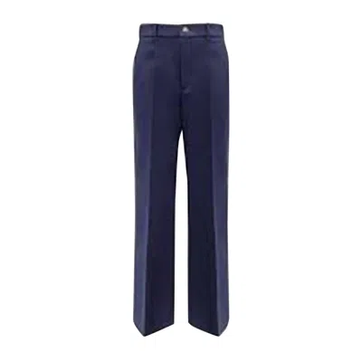 Gucci Kickflare Pants In Blue