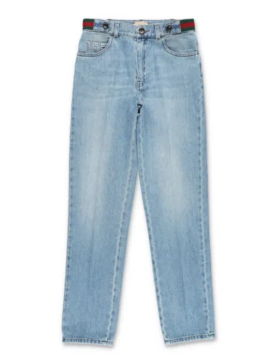 Gucci Kid - Denim Trousers