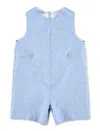 Gucci Double G Romper In Light Blue
