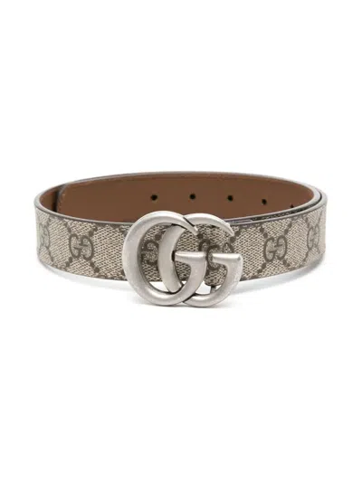 Gucci Kids Belt Junior "w. 25 Gg Supreme H. 2" In Gold