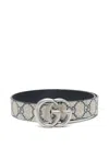 Gucci Kids Belt Junior "w. 25 Gg Supreme H. 2" In Gray