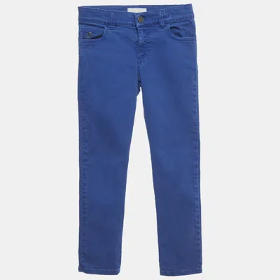 Pre-owned Gucci Kids Blue Denim Skinny Jeans 6 Yrs/waist 23"