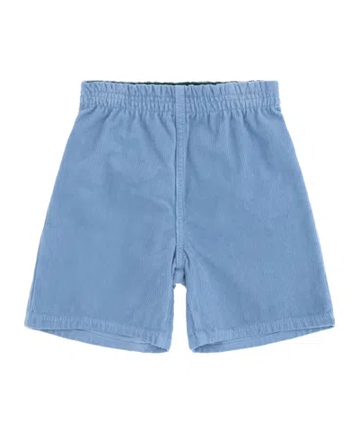 Gucci Kids Corduroy Bermuda Shorts In Blue