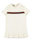 GUCCI GUCCI KIDS DRESSES WHITE