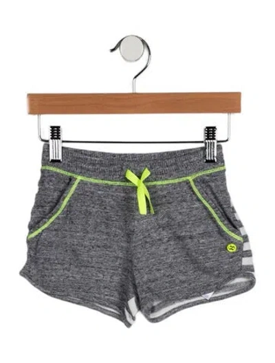 Pre-owned Gucci Babies' Kids Girls Shorts In Grey