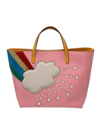 Pre-owned Gucci Kids Girls' Tote Bag In Pink