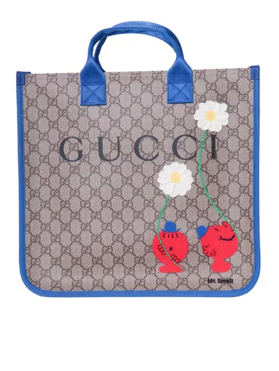 Gucci Kids Handbag Junior Sup.gg Mr Sm.em In Gray