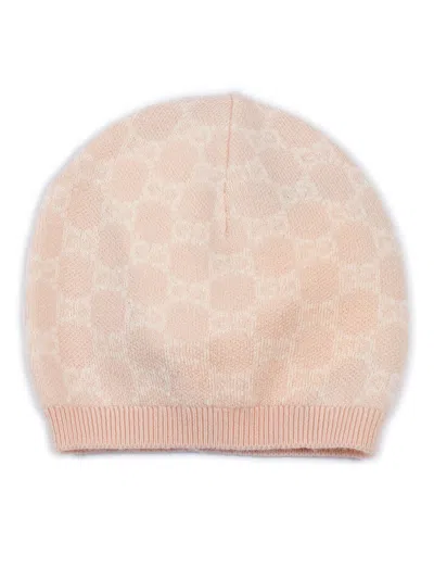 Gucci Kids Hat Mon Gg B Wo In Pink