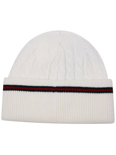 Gucci Kids Hat "tresy Junior Tricot" In White