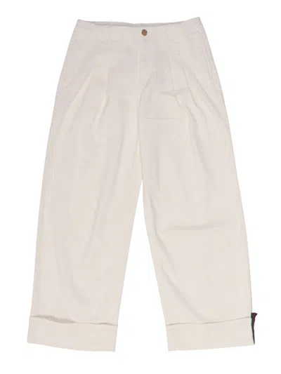 Gucci Kids J Pants Certified Cotton White