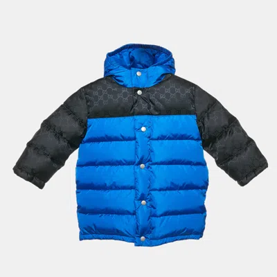 Pre-owned Gucci Kids Nylon Puffer Down Jacket 12-18m