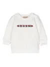 Gucci Printed Cotton Sweatshirt In White