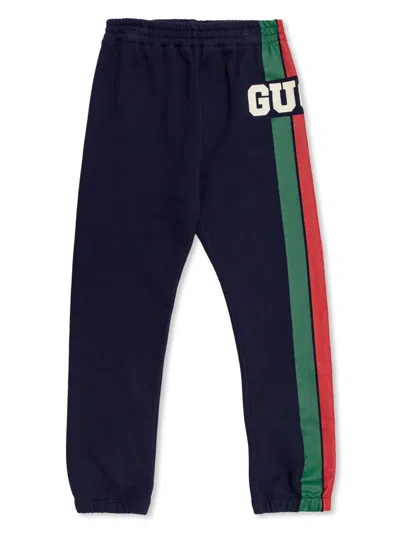 Gucci Kids Trousers Blue