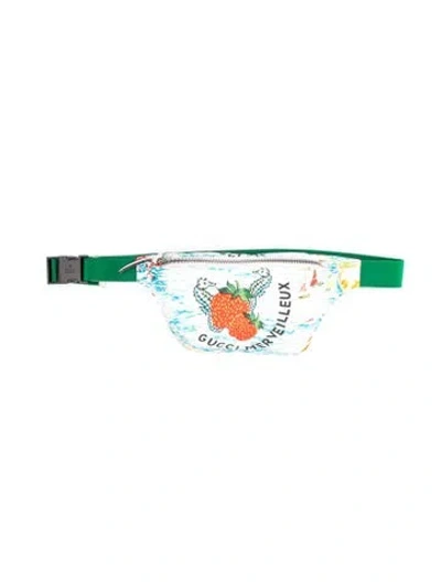 Pre-owned Gucci Babies' Kids Waist Bag In White