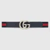 Gucci Kids' Elastic Web Belt In Black