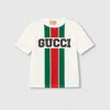 Gucci Printed Cotton T-shirt In White