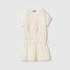 GUCCI COTTON DRESS WITH EMBROIDERY