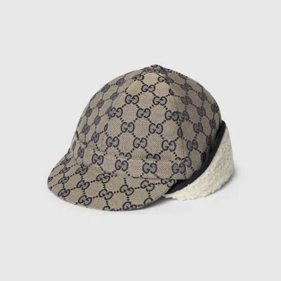Gucci Gg Canvas Hat In Blue
