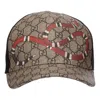 Gucci Kingsnake Gg Baseball Hat 'beige Brown' In Multi