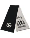 Gucci Kingsnake Scarf (authentic Pre-loved) In Black