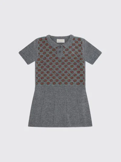 Gucci Kids' Kleid  Kinder Farbe Grau In Gray