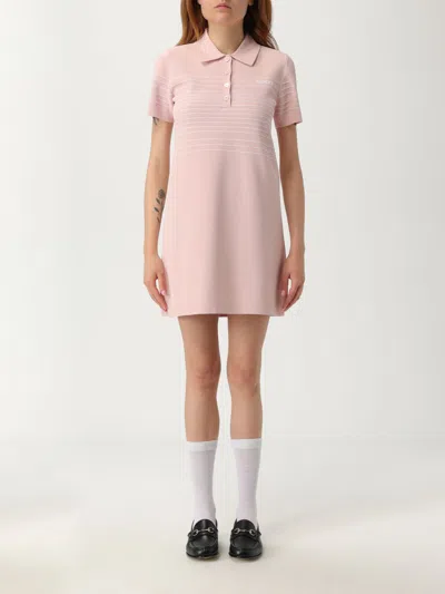Gucci Compact Mini Polo Dress In Multicolor