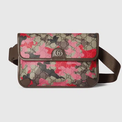 Gucci Small Gg Belt Bag In Pink