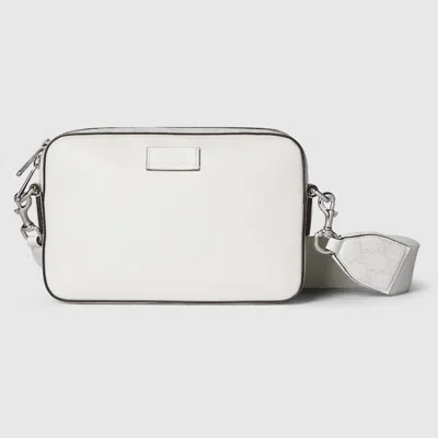 Gucci Small Gg Crossbody Bag With Tag In White