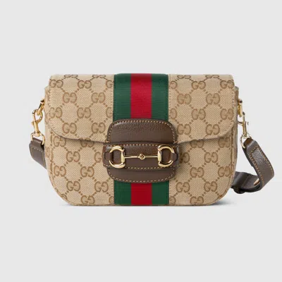 Gucci Kleine Horsebit 1955 Schultertasche In Brown