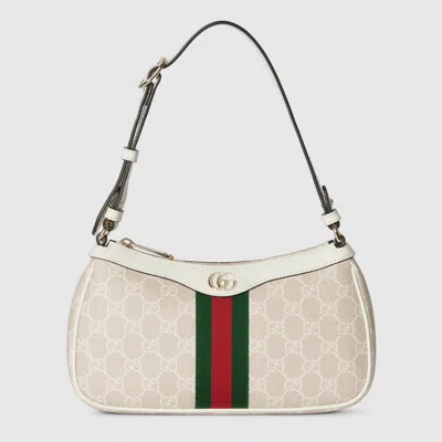 Gucci Ophidia Small Shoulder Bag In White