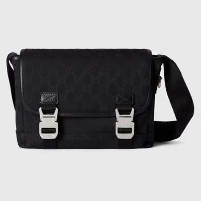 Gucci Gg Canvas Small Crossbody Bag In Black
