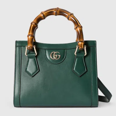 Gucci Diana Small Tote Bag In Green