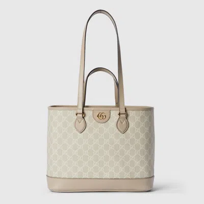 Gucci Ophidia Small Tote Bag In Beige