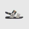 Gucci Kleinkinder-sandale Mit Web In Multi