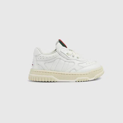 Gucci Babies' Sneaker With Interlocking G In White