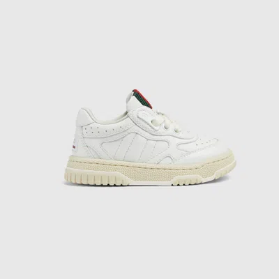 Gucci Babies' Trainer With Interlocking G In White