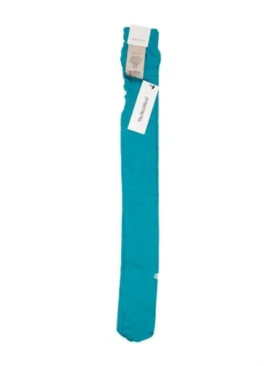 Pre-owned Gucci Knee High Dress Socks W/tags In Blue