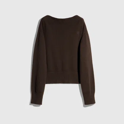 Gucci Knit Cashmere Sweater With Embroidery In Brown