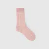 Gucci Kids' Knit Cotton Socks In Pink