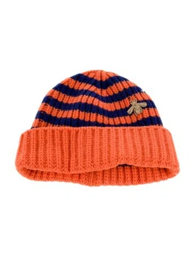 Pre-owned Gucci Knit Hat W/tags In Orange