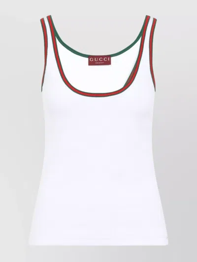 GUCCI KNIT WEB TANK TOP