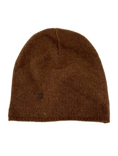 Pre-owned Gucci Knit Winter Hat In Brown