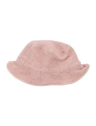 Pre-owned Gucci Knitted Bucket Hat In Pink