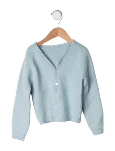 Pre-owned Gucci Kids' Knitted Cardigan` In Blue
