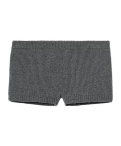 Gucci Knitted Wool Shorts In Black