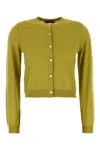 Gucci Pistachio Green Stretch Cashmere Blend Cardigan