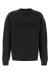 Gucci Gray Wool And Cashmere Sweater Men In Gray